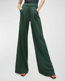 Veronica Beard Marbeau Wide-Leg Pants at Neiman Marcus