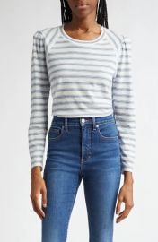 Veronica Beard Mason Baseball Tee in Hydrangea Multi at Nordstrom