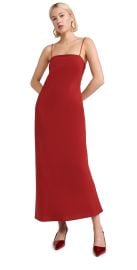 Veronica Beard Mavis Dress Crimson 4 at Shopbop