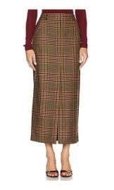 Veronica Beard Maxine Skirt In Camel Black at Revolve