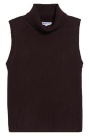 Veronica Beard Mazzy Sleeveless Cashmere Turtleneck Sweater at Nordstrom