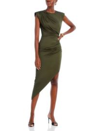 Veronica Beard Merrith Ruched Asymmetric Hem Dress Bloomingdales at Bloomingdales