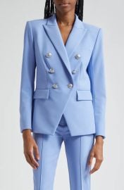 Veronica Beard Miller Dickey Double Breasted Blazer at Nordstrom