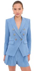 Veronica Beard Miller Dickey Jacket Blue Jay/Dove 4 at Shopbop