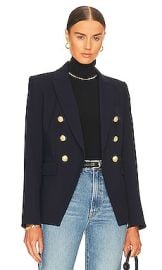 Veronica Beard Miller Dickey Jacket In Navy at Revolve