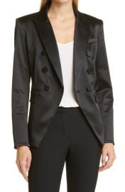 Veronica Beard Miller Dickey Satin Jacket at Nordstrom