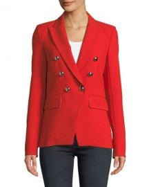 Veronica Beard Miller Double-Breasted Dickey Jacket at Neiman Marcus