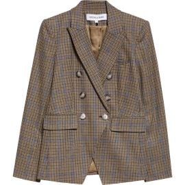 Veronica Beard Miller Houndstooth Check Dickey Jacket at Nordstrom