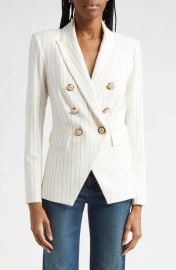 Veronica Beard Miller Pinstripe Dickey Jacket at Nordstrom