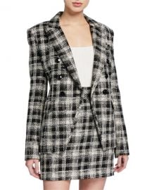 Veronica Beard Miller Plaid Dickey Jacket at Neiman Marcus