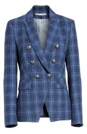 Veronica Beard Miller Wool Blend Plaid Dickey Jacket   Nordstrom at Nordstrom