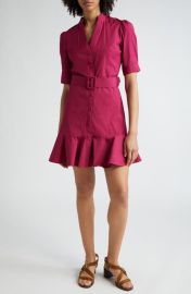 Veronica Beard Molly Belted Mini Shirtdress at Nordstrom