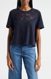 Veronica Beard Monty Tee in Navy at Nordstrom