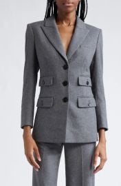 Veronica Beard Nalani Dickey Jacket in Heather Grey at Nordstrom