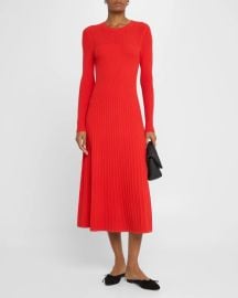 Veronica Beard Nami Knit Midi Dress at Neiman Marcus