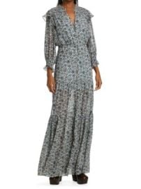 Veronica Beard Nitza Silk Paisley Maxi Dress on SALE at Saks Off 5th