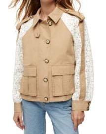 Veronica Beard Oda Mixed Media Coat Bloomingdales at Bloomingdales