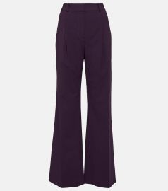 Veronica Beard Ollie Pants in Dark Aubergine at Mytheresa