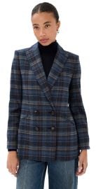 Veronica Beard Oria Dickey Jacket Blue Multi 0 at Shopbop