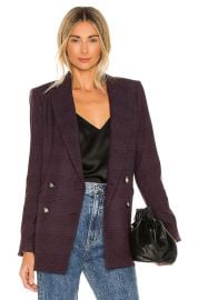 Veronica Beard Oria Dickey Jacket In Aubergine at Revolve