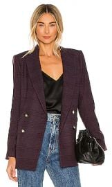 Veronica Beard Oria Dickey Jacket in Aubergine from Revolve com at Revolve