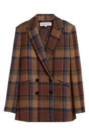 Veronica Beard Oria Plaid Wool Dickey Jacket at Nordstrom