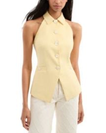 Veronica Beard Orlinda Button Vest Bloomingdales at Bloomingdales