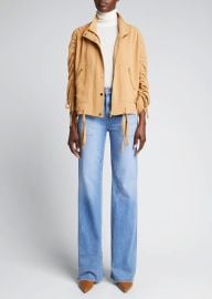 Veronica Beard Paros Ruched Jacket - at Bergdorf Goodman