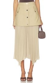Veronica Beard Patricka Skirt In Sand at Revolve