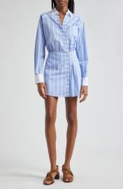 Veronica Beard Poppe Long Sleeve Shirtdress at Nordstrom
