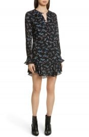 Veronica Beard Preston Floral Print Silk Dress at Nordstrom