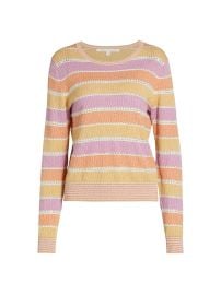 Veronica Beard Raimi Striped Knit Sweater at Saks Fifth Avenue