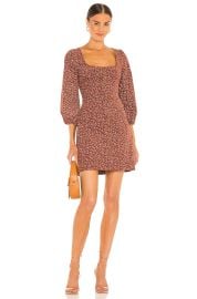 Veronica Beard Ranja Dress in Nutmeg at Revolve