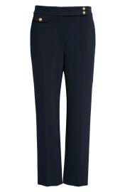 Veronica Beard Renzo Crop Cotton Blend Trousers at Nordstrom