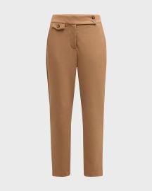 Veronica Beard Renzo Straight Crop Pants at Neiman Marcus