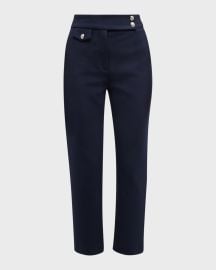 Veronica Beard Renzo Straight Crop Pants at Neiman Marcus