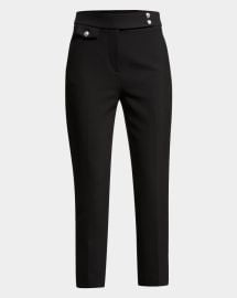 Veronica Beard Renzo Straight Crop Pants at Neiman Marcus