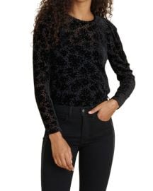 Veronica Beard Reverie Velvet Burnout Blouse at Neiman Marcus