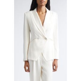 Veronica Beard Rickie Crepe Back Satin Dickey Jacket at Nordstrom