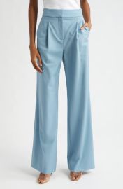 Veronica Beard Robinne Stretch Virgin Wool Blend Pants at Nordstrom