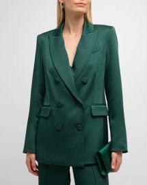 Veronica Beard Roche Jacket in Pine at Neiman Marcus