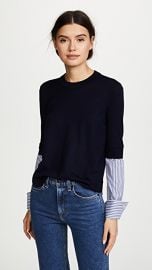 Veronica Beard Roscoe Mixed Media Sweater at Shopbop