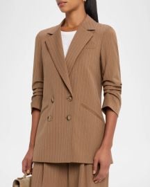 Veronica Beard Rupert Pinstripe Dickey Jacket at Neiman Marcus
