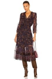 Veronica Beard Sabina Dress in Black Multi  FWRD at Forward