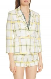 Veronica Beard Schoolboy Plaid Dickey Jacket   Nordstrom at Nordstrom