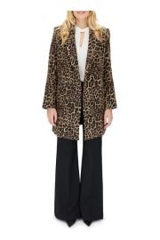 Veronica Beard Senna Leopard Print Dickey Coat at Mitchells