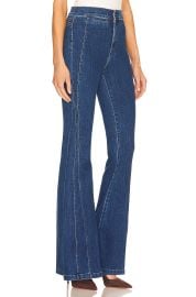 Veronica Beard Sheridan Seamed High Rise Bell Bottom Jeans at Revolve