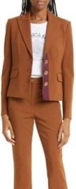 Veronica Beard Sherman Dickey Jacket in Dark Ochre at Nordstrom