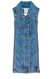 Veronica Beard Slate Denim Dickey at Revolve