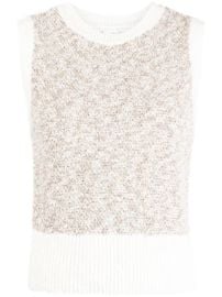 Veronica Beard Sorkin Knitted Tank Top - at Farfetch